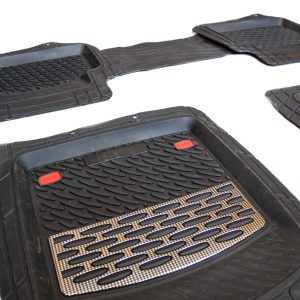 Univerzalni gumeni auto tepisi SAPPHIRE – Crno